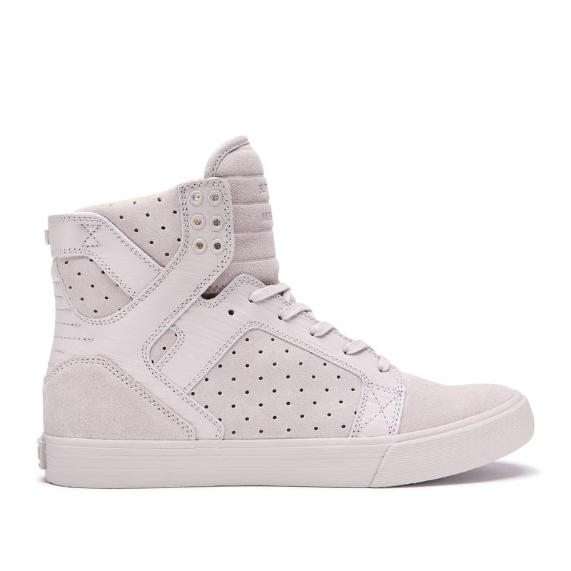 Zapatillas Altas Supra Argentina Hombre - SKYTOP Gris Claro (ODVRW-1234)